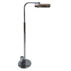 Chrome Floor Lamp designed for Lucille Ball by Charles Hollis Jones
