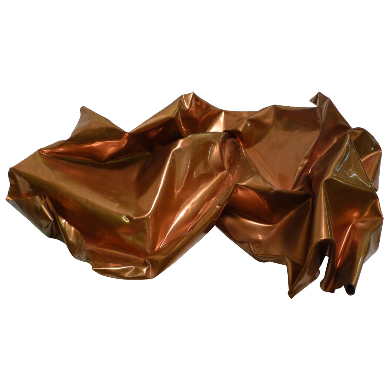 Wall-Mounted Copper Sculpture by Jackson & Ellamarie Woolley