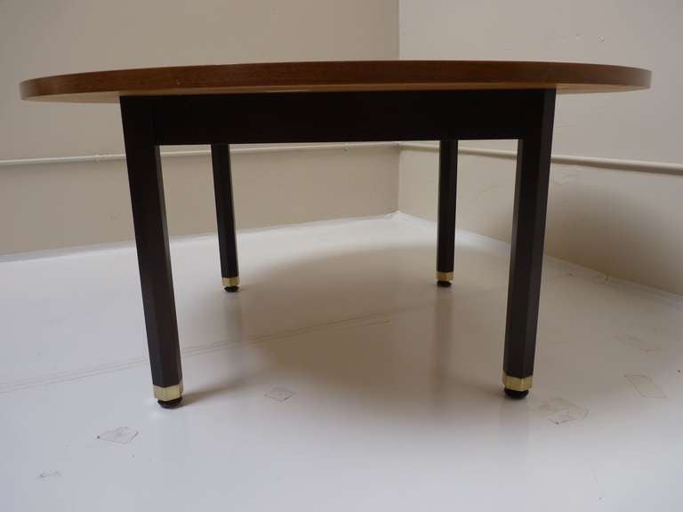 Walnut Game Table By Edward Wormley For Dunbar For Sale