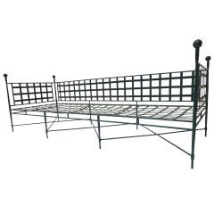 Vintage Iron Daybed or Sofa by Papperzini for Salterini