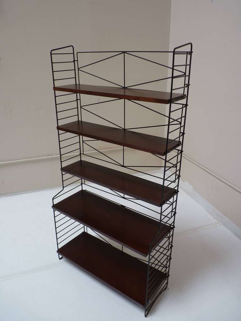 Mid-20th Century Swedish Shelving Unit by Nisse Strinning For Sale