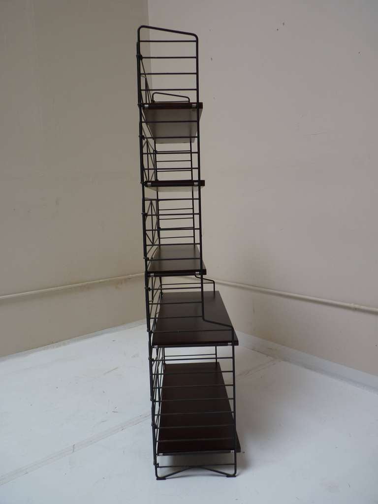 Swedish Shelving Unit by Nisse Strinning For Sale 3