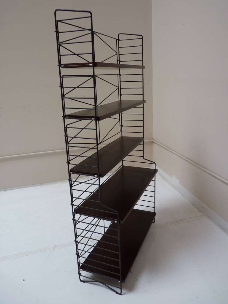 Swedish Shelving Unit by Nisse Strinning For Sale 5