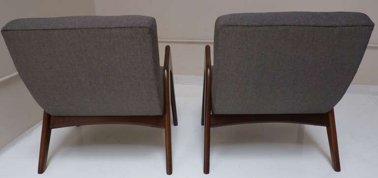 Pair of Lounge Chairs by Adrian Pearsall for Craft Associates 1