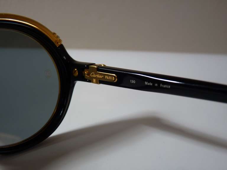 20th Century Vintage Cartier Lunette Diabolo Sunglasses