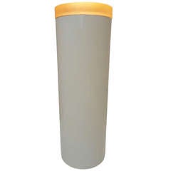 Lacquered Fiberglass Cylinder Pedestal