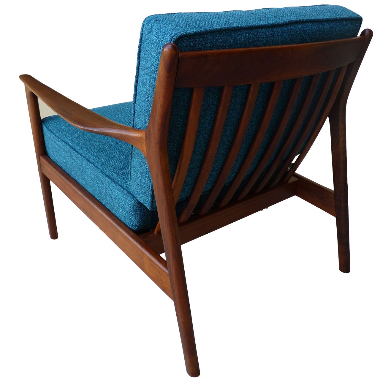 Walnut Lounge Chair by Folke Ohlsson for DUX