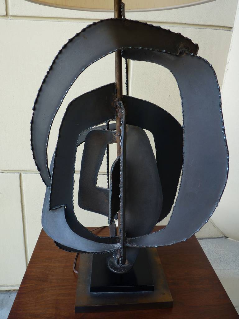 Brutalist Sculpture Lamp by Harry Balmer for Laurel In Good Condition In San Diego, CA