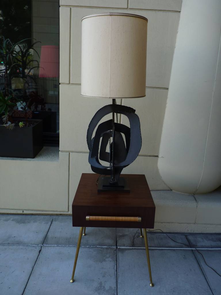 Brutalist Sculpture Lamp by Harry Balmer for Laurel 1