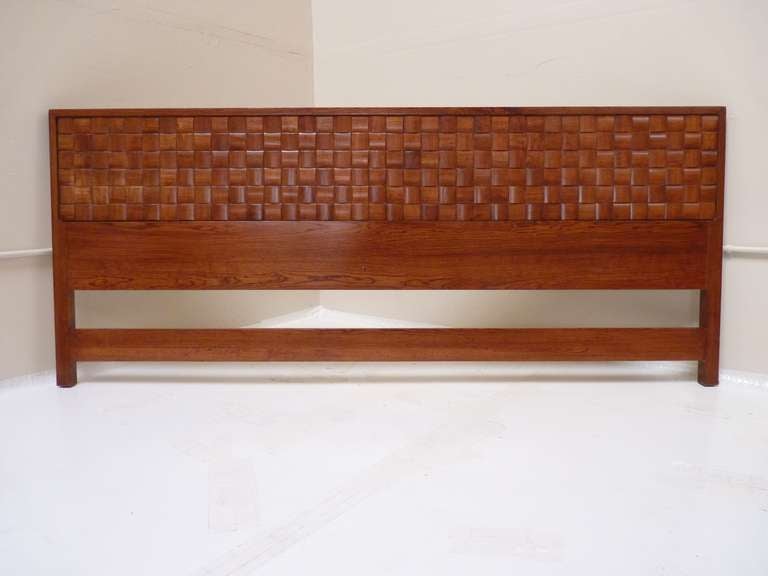 King Headboard by Paul Laszlo for Brown Saltman c.1950's