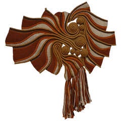 Monumental California Design Woven Wall Sculpture c.1970
s