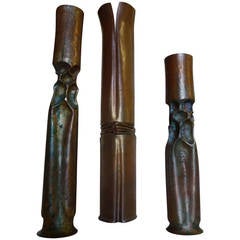 Tortured Candlesticks by Thomas Roy Markusen, Set of 3