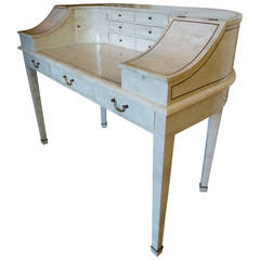 "Bonheur Du Jour" or Writing Desk by Maitland-Smith in Tessellated Stone