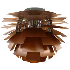 Copper Artichoke Lamp by Poul Henningsen for Louis Poulsen