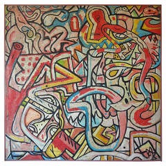 Large Oil on Canvas Masterpiece by Dr. Patricia Sloane