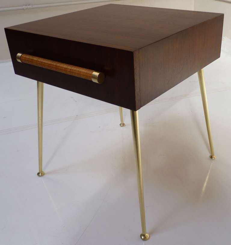 Mid-Century Modern Nightstand by T. H. Robsjohn-Gibbings for Widdicomb