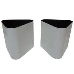 Pair of Triangle Planters by Paul Mayen for Habitat