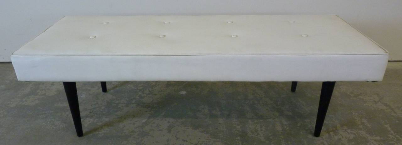 Tufted Bench by Milo Baughman for Thayer Coggin
