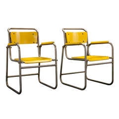 Pair or Modern Belgian Chairs