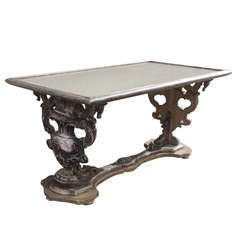 Early 20th Century Italian Coffee Table Made From Early 19th Century Parts