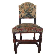 An Early 18th Century Chair Upholstered in Period Tapestry