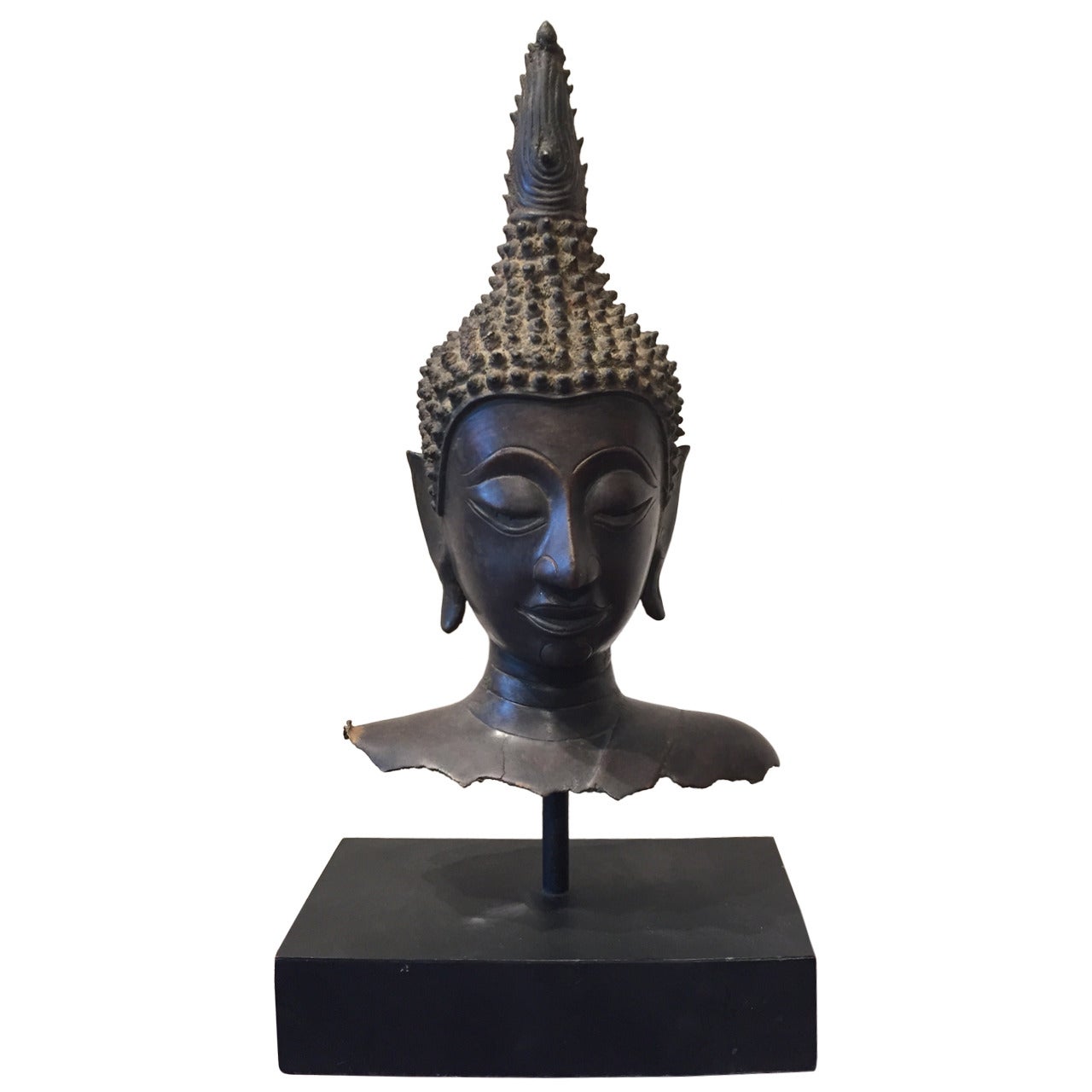 Bronze Buddha Bust