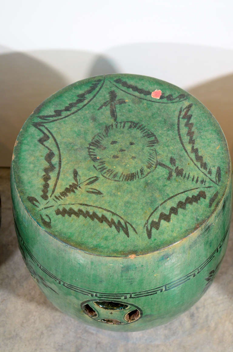 Antique Chinese Ceramic Garden Stools 1