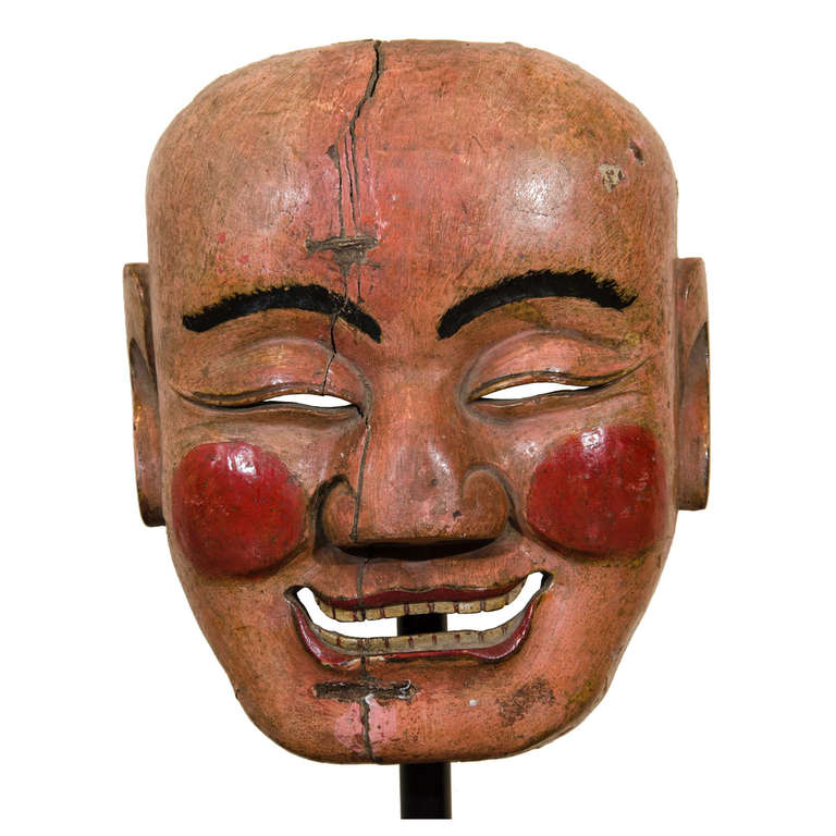Antique Chinese Opera Mask For Sale