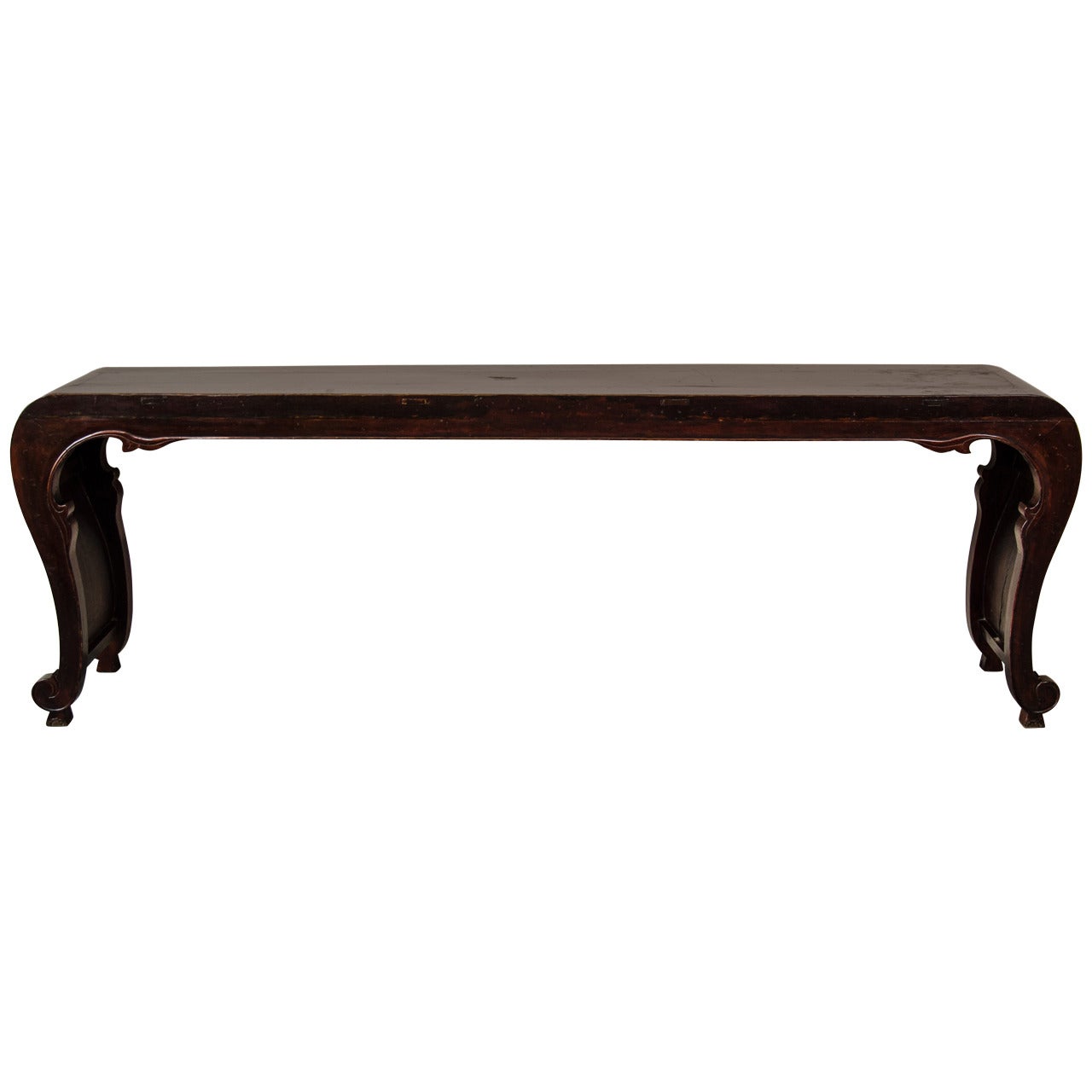 19th Century Chinese Scroll Table