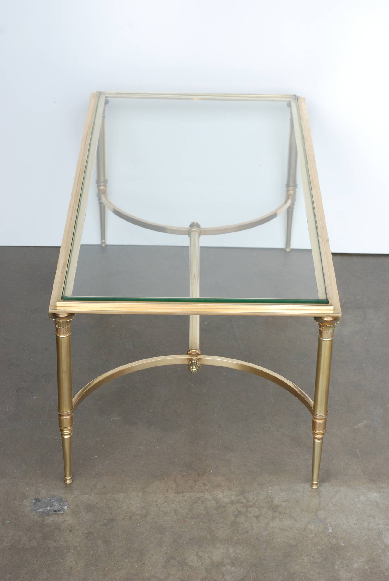 Bronze Coffee Table in the Style of Maison Bagues 1