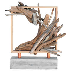 Abstract Wood Sculpture by Richard Hovel