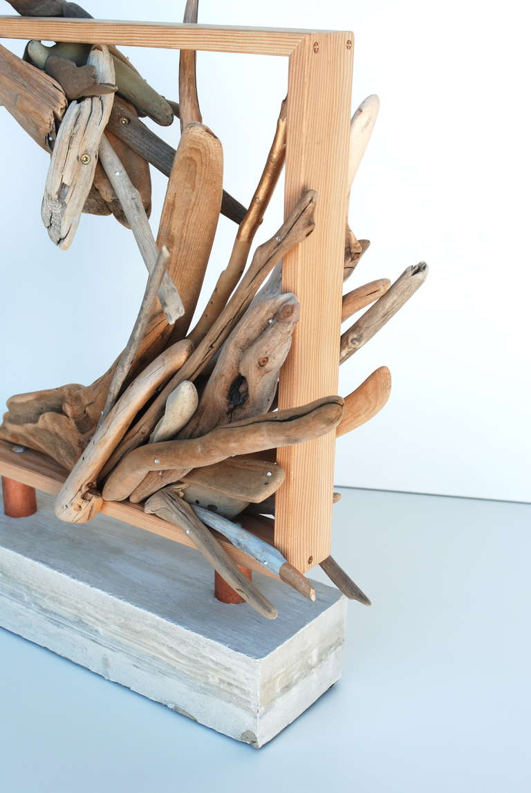 Abstract Wood Sculpture by Richard Hovel 1