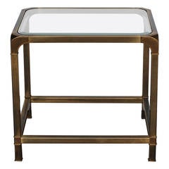 Brass Mastercraft Side Table