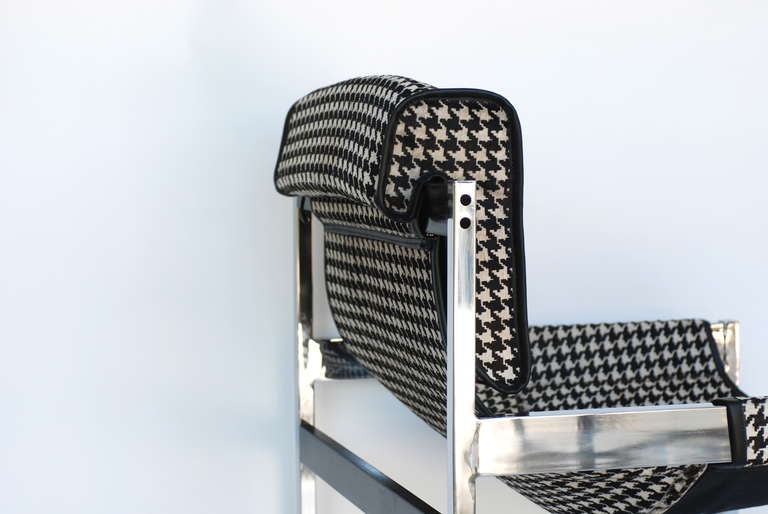 Houndstooth Sling Lounge Chair  by Jerry Johnson 2