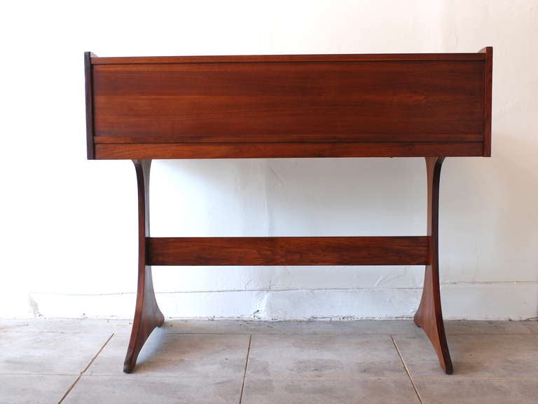 Mid-Century Modern Mid Century American Walnut Desk by Kroehler