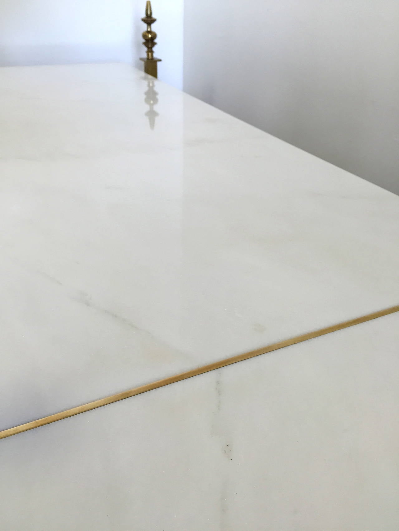  Brass and Marble 1960s Coffee Table 3