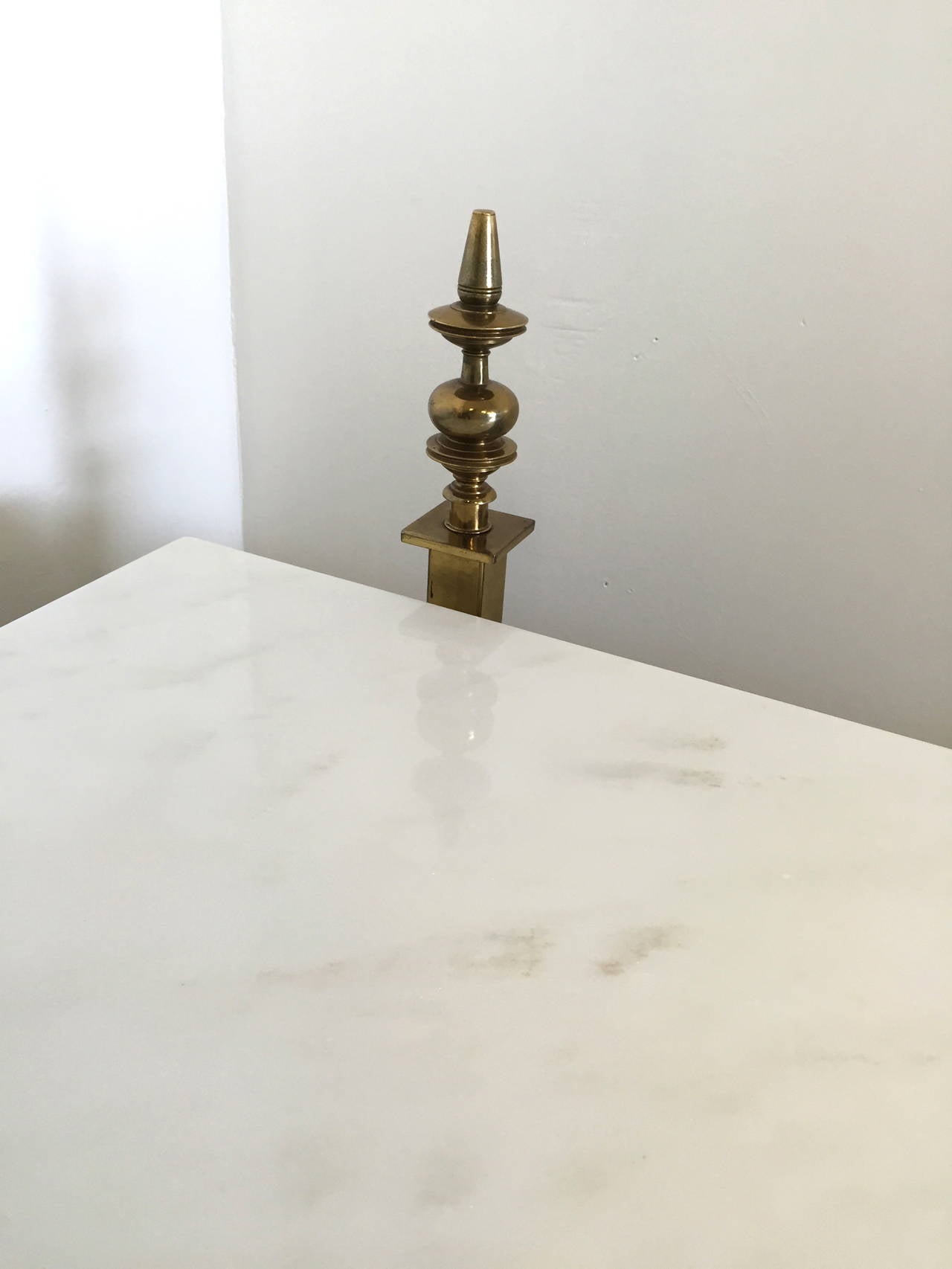  Brass and Marble 1960s Coffee Table 2