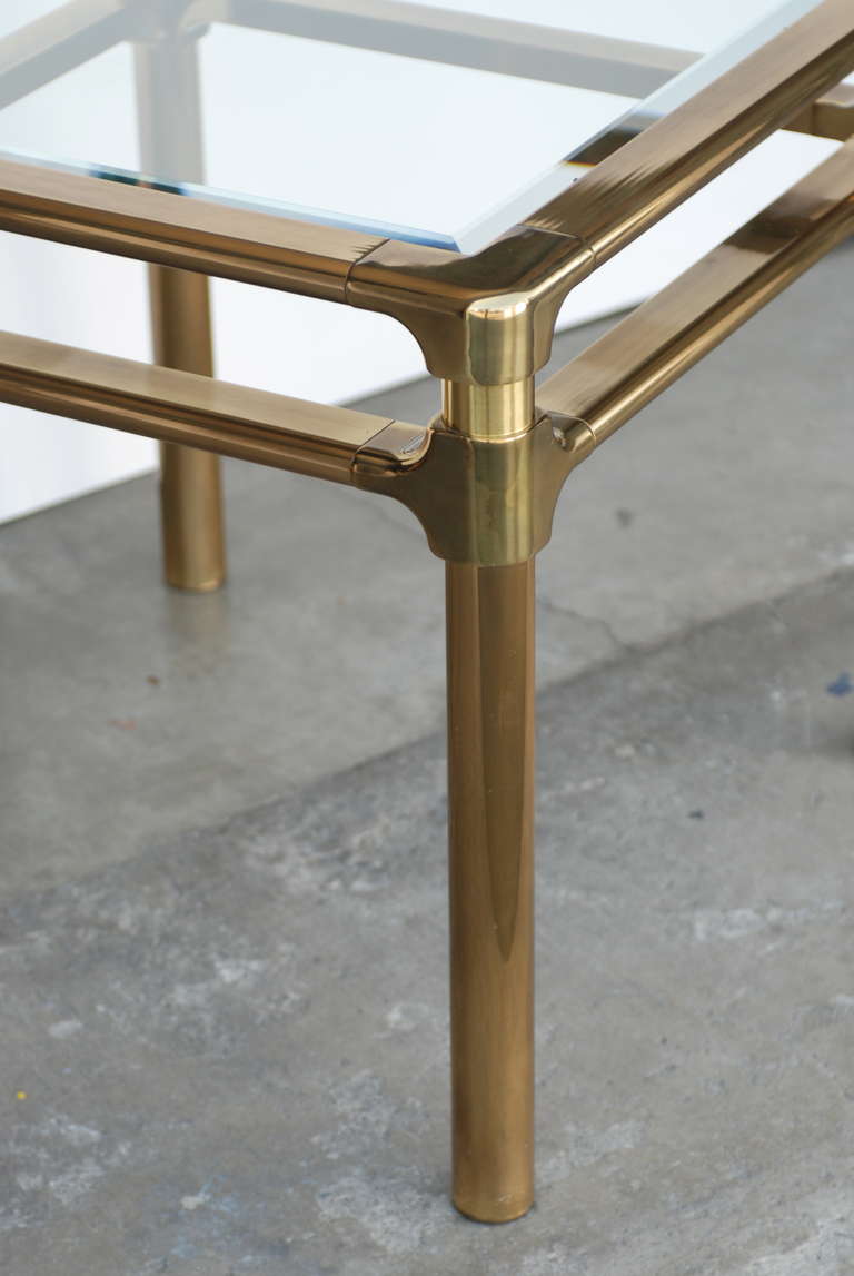 American Brass Mastercraft Square End or Side Table