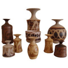 A Grouping of California Studio Pottery