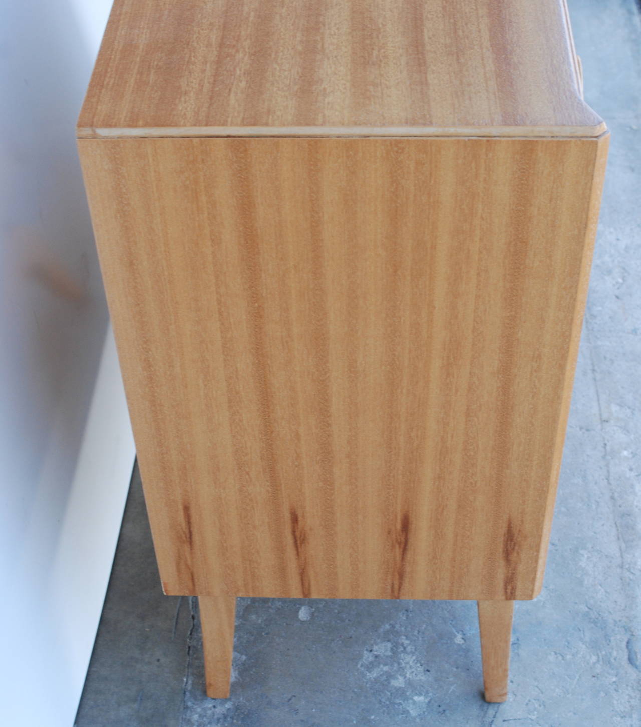 Gilbert Rohde for Brown Saltman Petite Cabinet In Excellent Condition In Palm Springs, CA