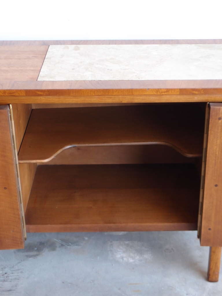 Drexel Marble Top Buffet Credenza 2