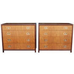 Handsome Pair of Michael Taylor for Baker Chests
