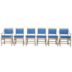 Set of Six McGuire Bamboo Dining Chairs