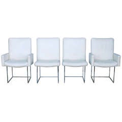 Set of Four Milo Baughman for Thayer Coggin Dining Chairs