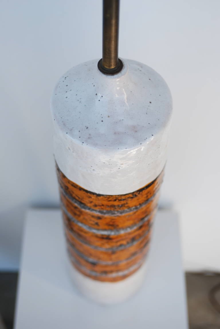 Italian Ceramic Raymor Table Lamp