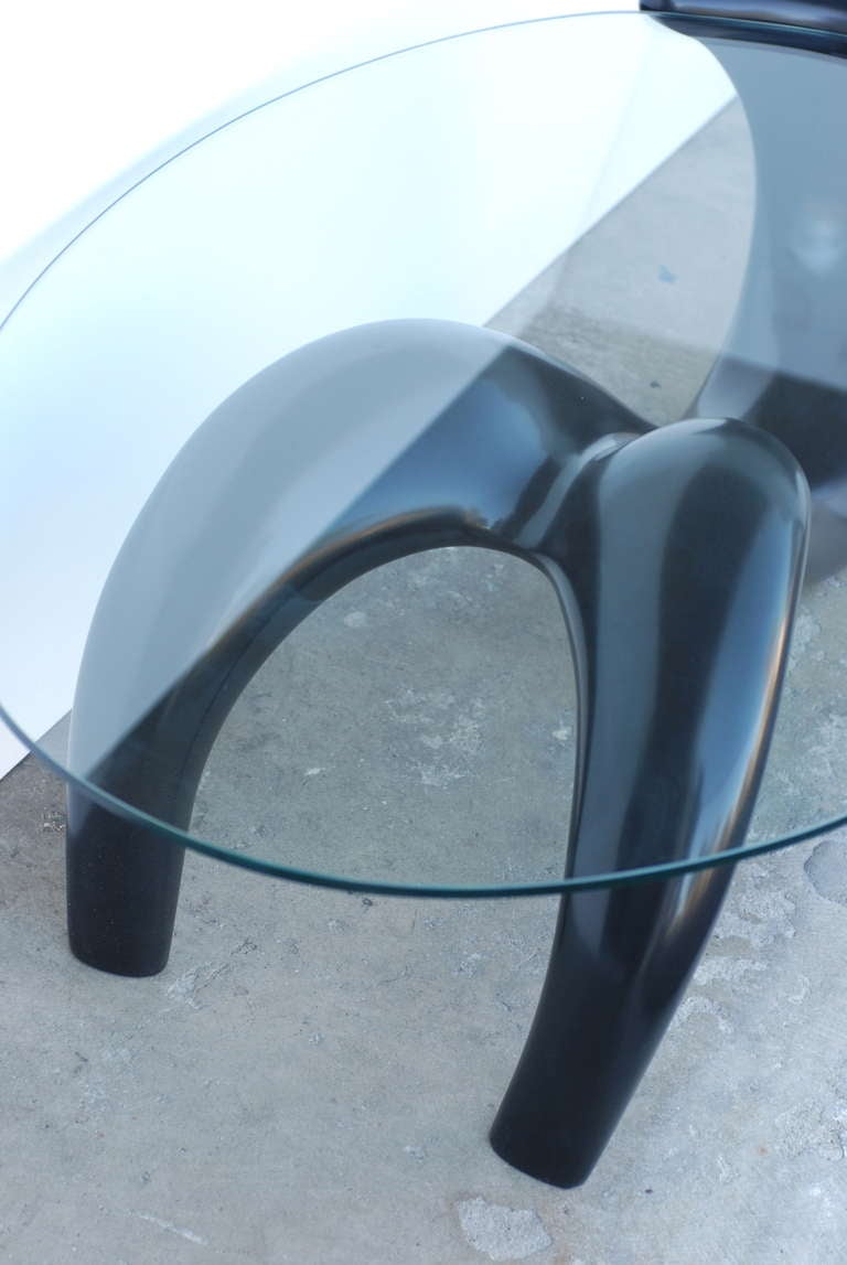 Sculptural Fiberglass Coffee Table at 1stDibs