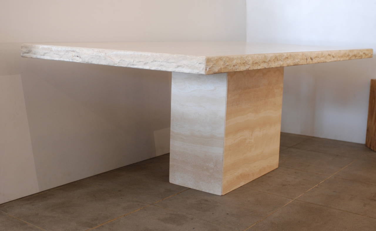 travertine tables