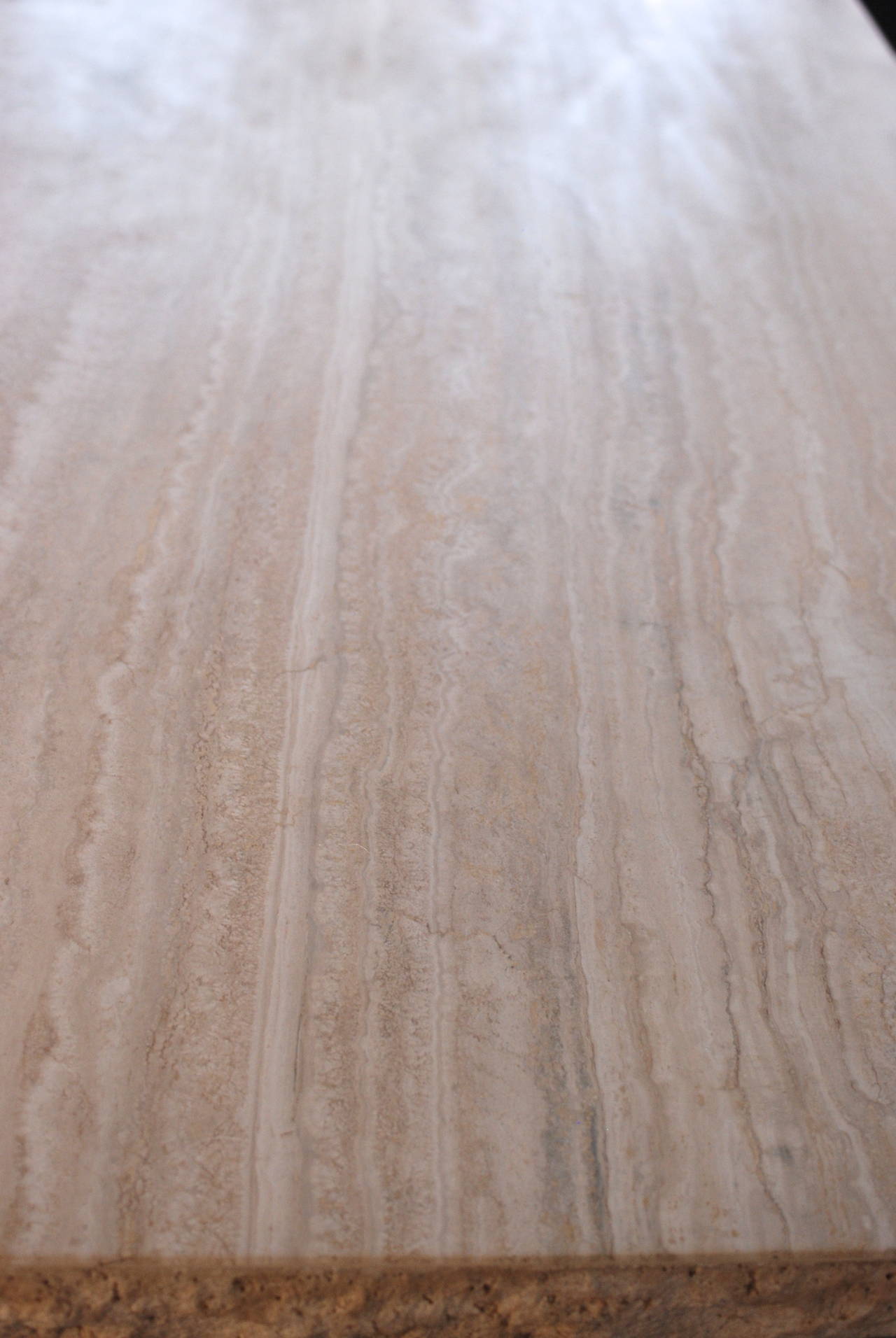 Italian Travertine Dining Table 2