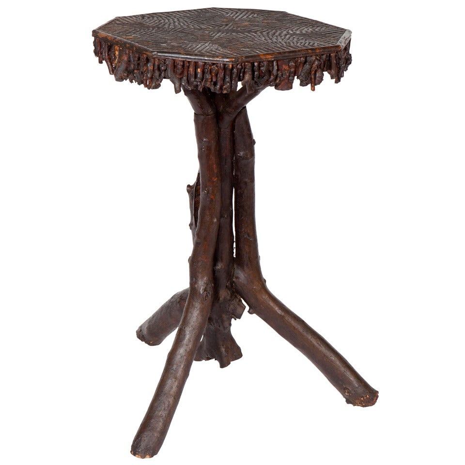 19th Century Twig Table For Sale