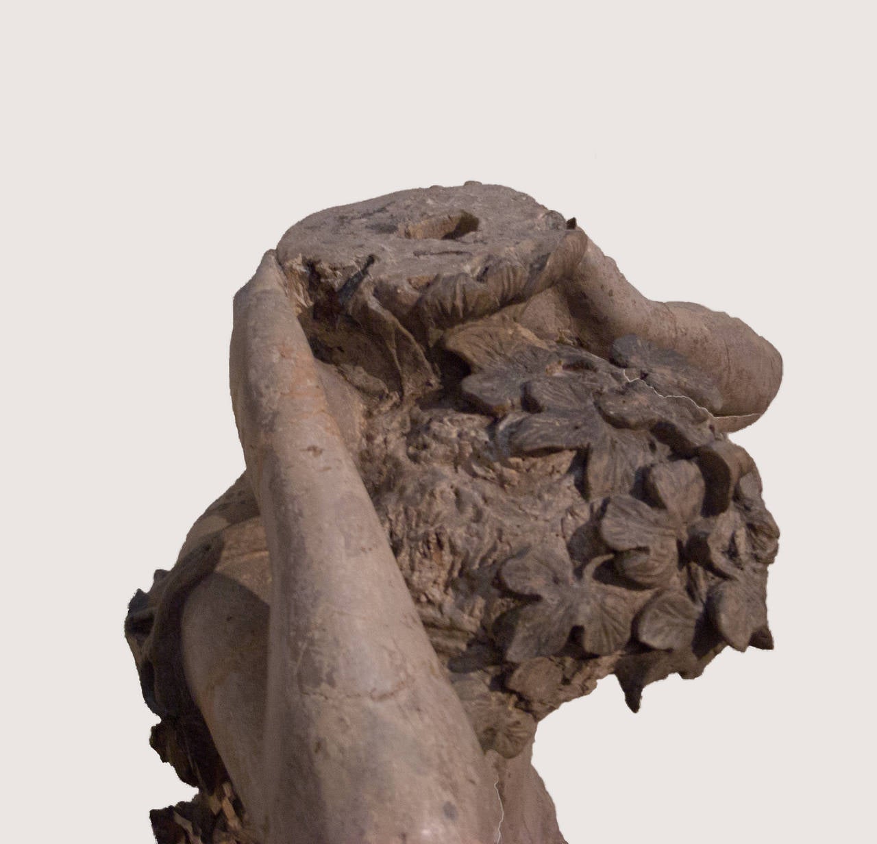 Satyr attributed to Anton Maria Maragliano (1664-1739).

This wonderful secular wooden Satyr dating circa 1695 is attributed to Anton Maria Maragliano (Genoa, 1664-1739.). 
Considered an important Baroque sculptor, Maragliano is perhaps best